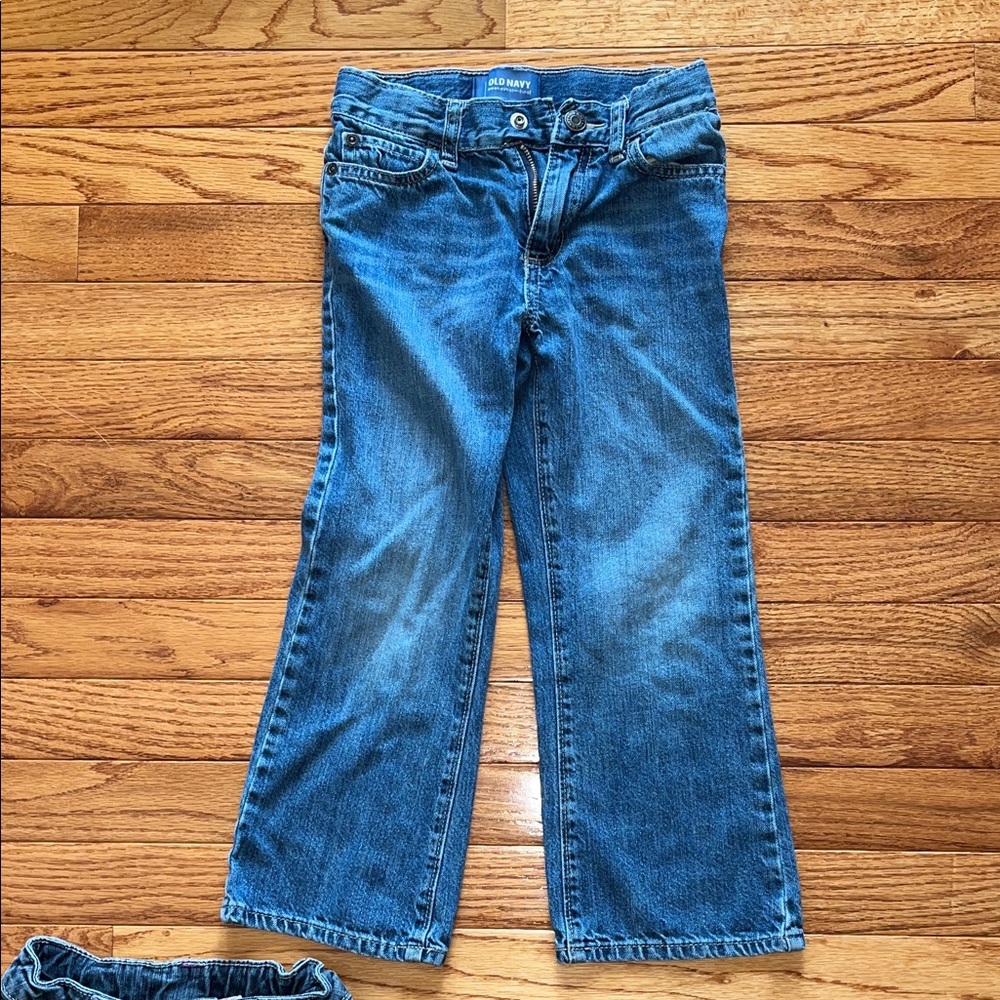 Sonoma, Old navy, & Cherokee girls Blue and Embroidered Jeans Trio - Picture 4 of 12